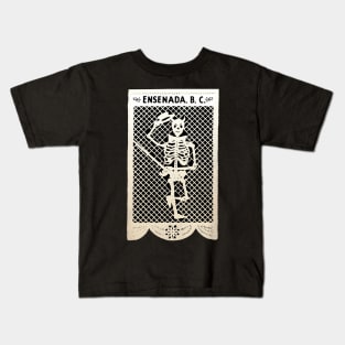 Vintage Mexican Devil Calavera Kids T-Shirt